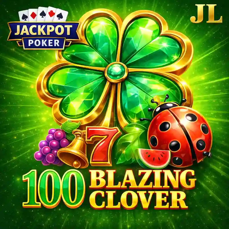 100 Blazing Clover Slot Game Banner