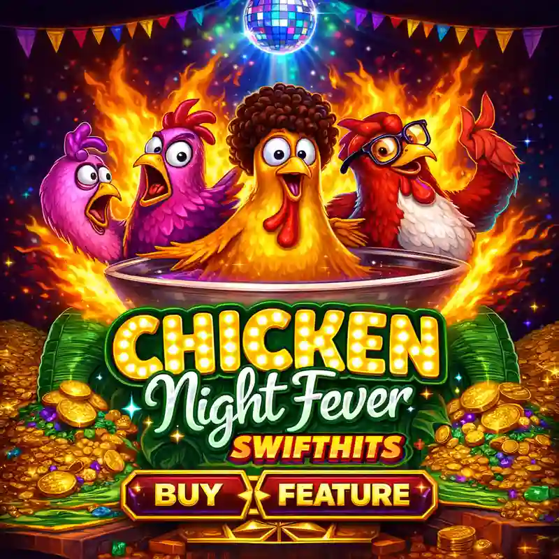 Chicken Night Fever slot game cover